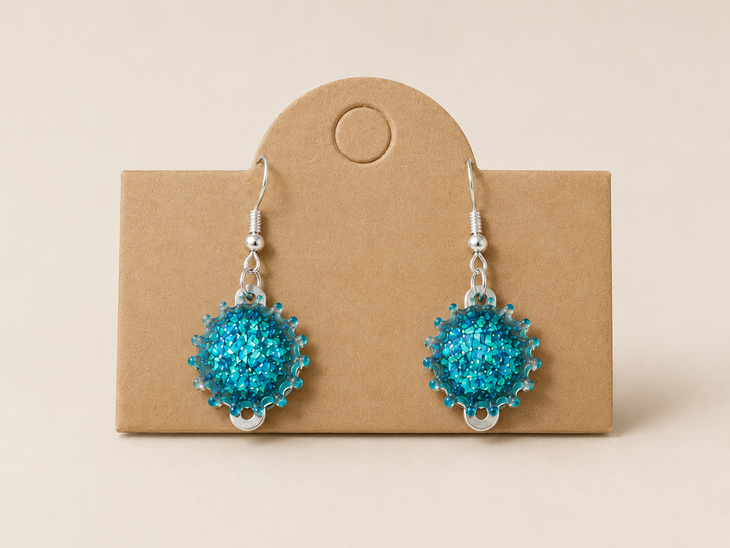 Aqua Stardust Earrings