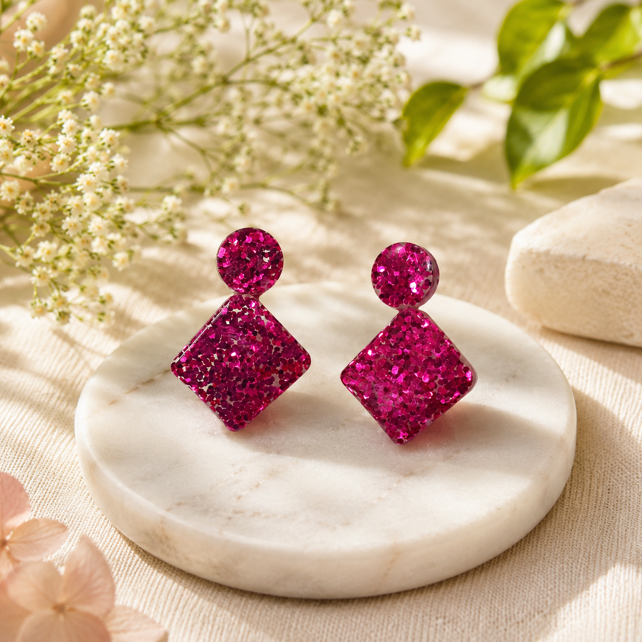 Ruby Radiance Earrings