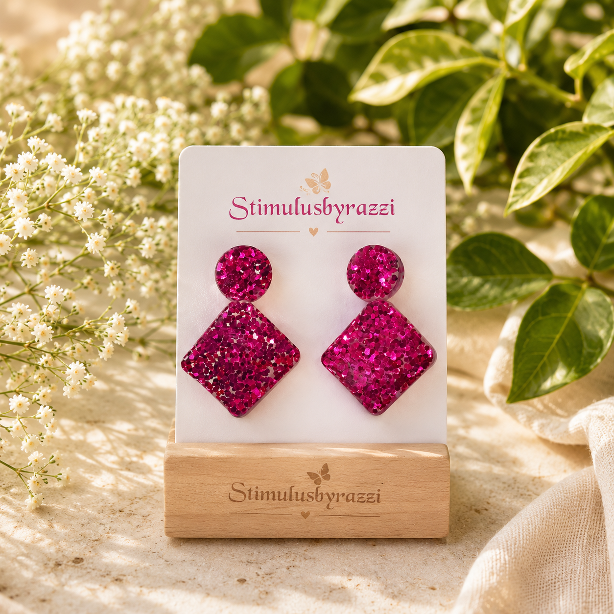 Ruby Radiance Earrings