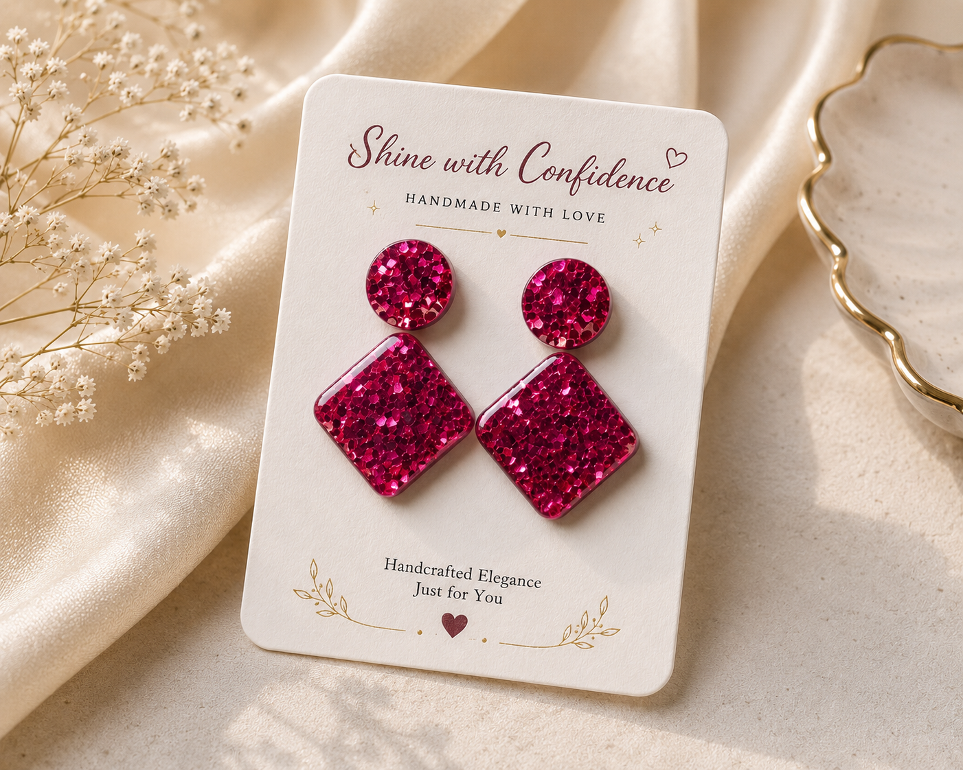 Ruby Radiance Earrings