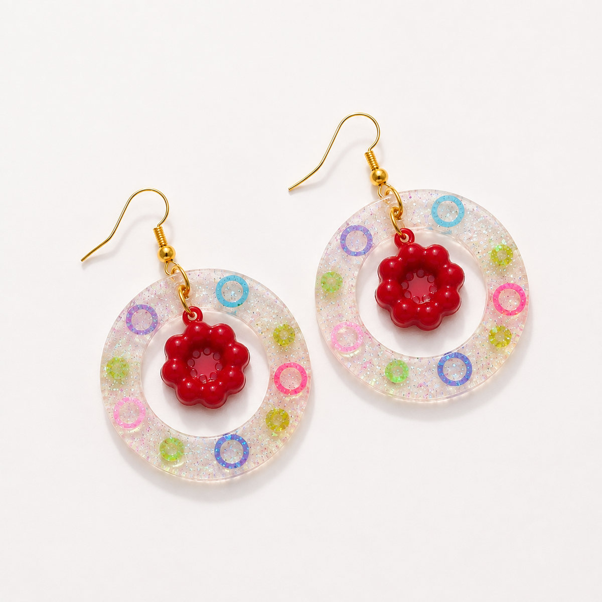 Carnival Bloom Hoops