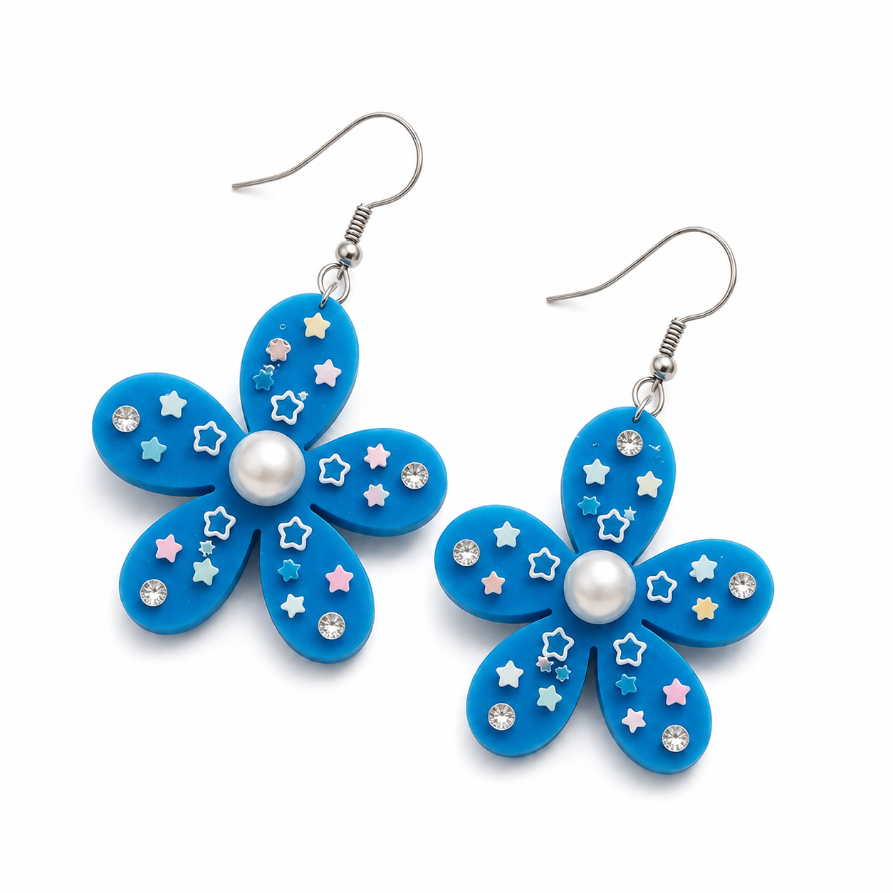 Azure Blossom Earrings