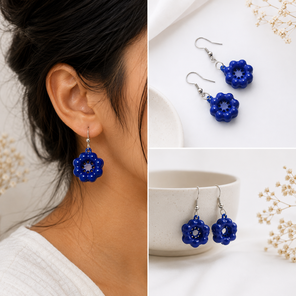 Azure Bloom Earrings