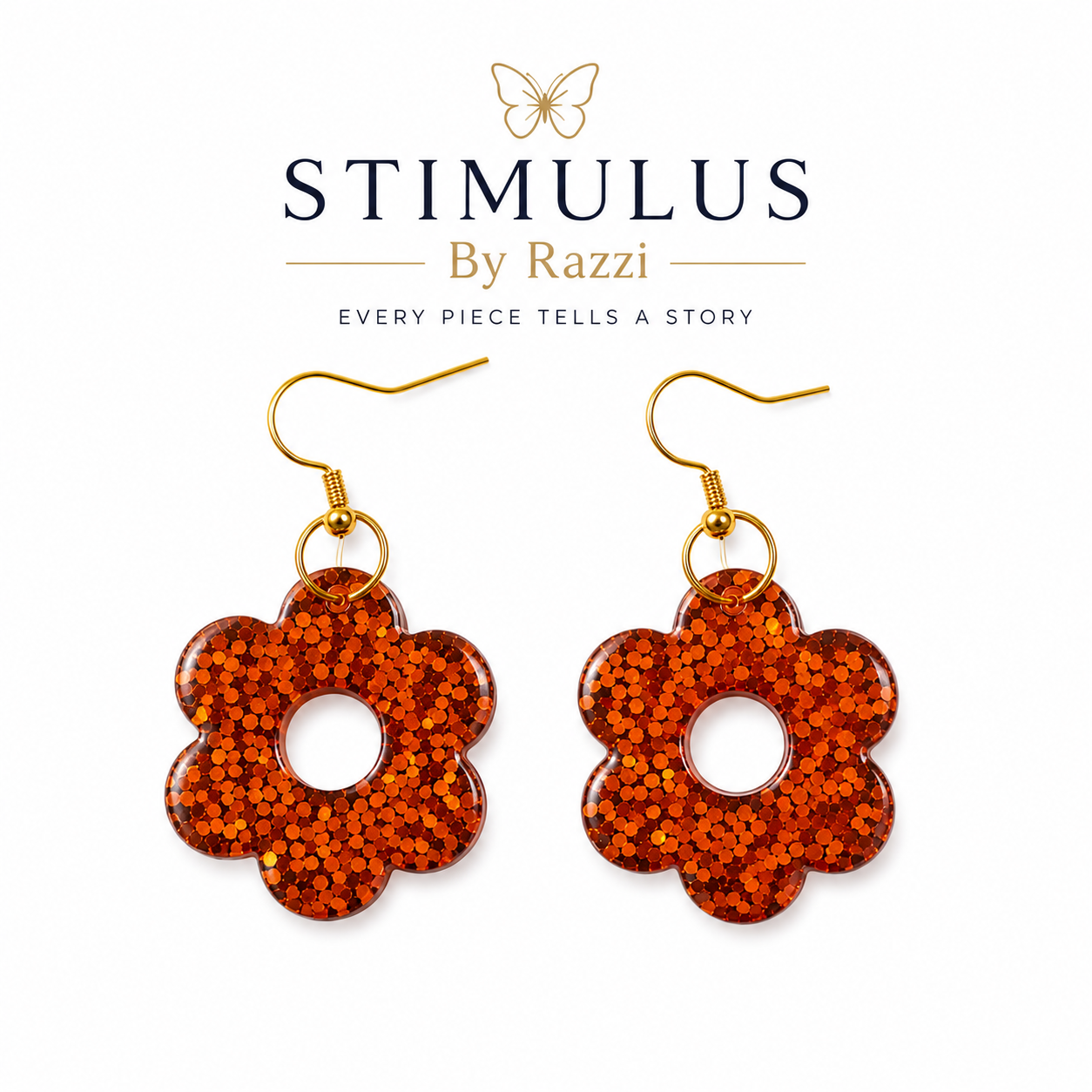 Bloom Éclat Orange Earring